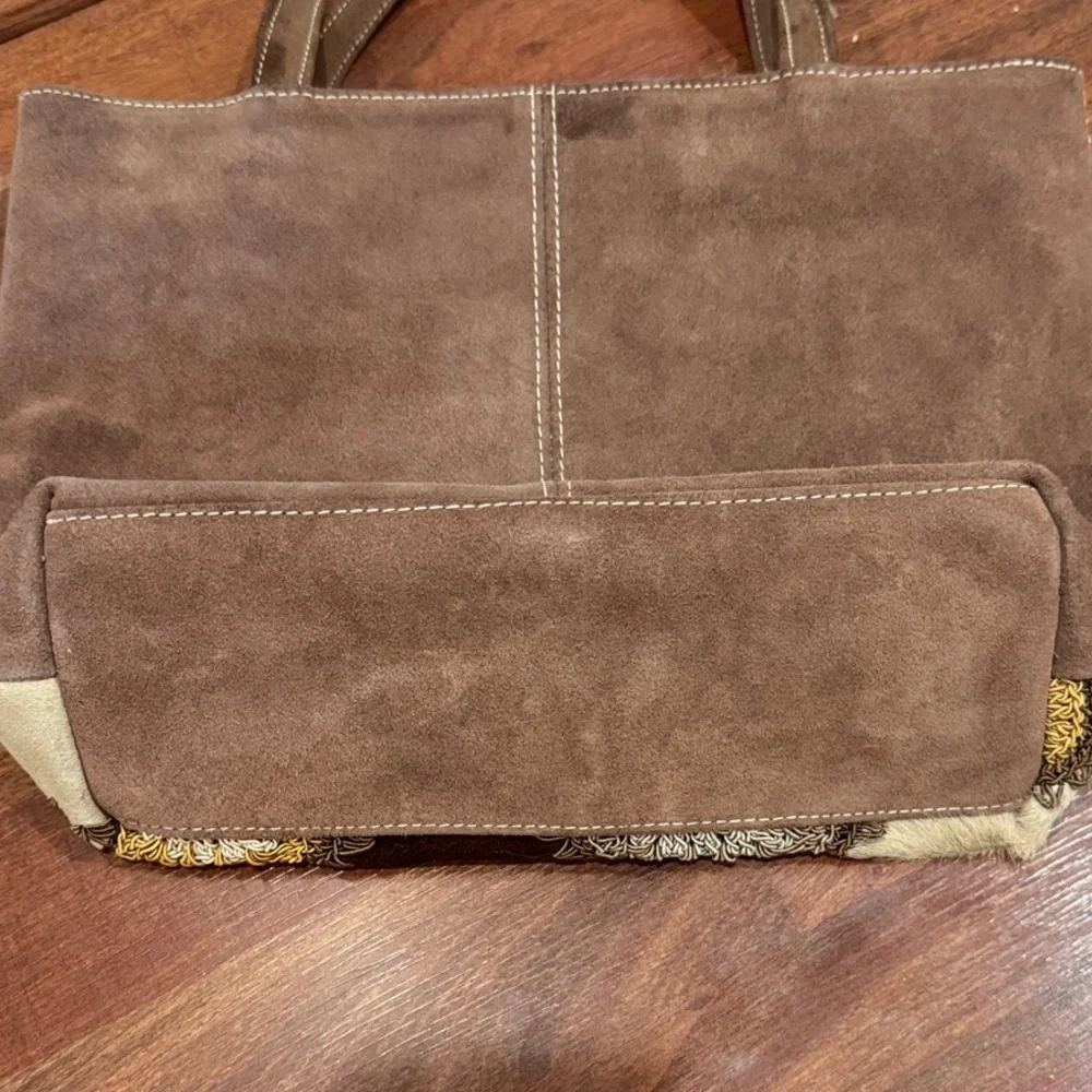👜 Preston & York Crochet Patchwork Shoulder / Tote Bag – Gorgeous! 👜 - Picture 3 of 7
